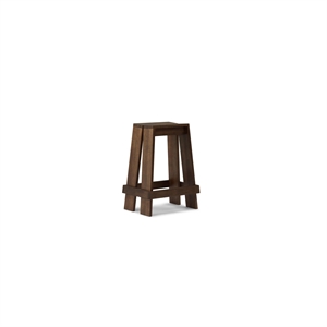 Normann Copenhagen Light Bar Stool H65 Brown Lacquered Ash