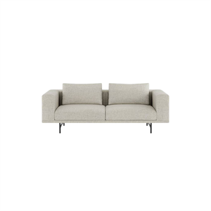Vipp Loft 2-Seater Sofa Bark Off White/ Light Gray/ Black