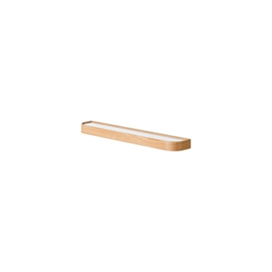 Audo Epoch Shelf With Hooks118 Natural Oak/Fog