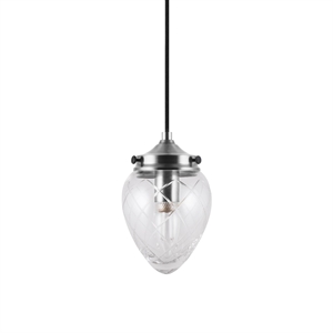 Globen Lighting June 11 Pendant Antique Steel/ Clear