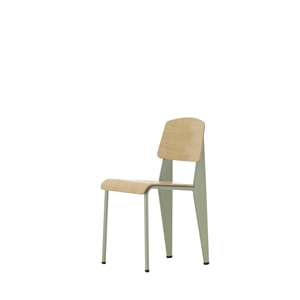 Vitra Standard Dining Chair Prouvé Gris Vermeer/Oak