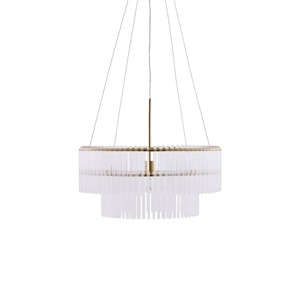 Globen Lighting Hook Pendant 60 Clear/ Brass