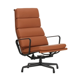 Vitra Soft Pad EA 222 Office Chair With Swivel Cognac