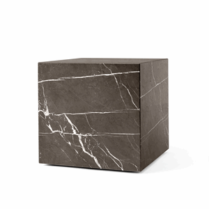 Audo Plinth Coffee Table Cubic Gray Kendzo Marble