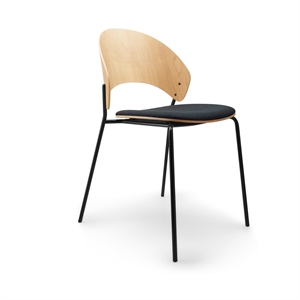 Please Wait to be Seated Dosina Dining Chair Oak/ Black