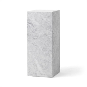 Audo Plinth Pedestal Carrara Marble