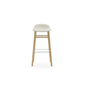 Normann Copenhagen Form Bar Stool 75 cm Oak/Main Line Flax MLF20