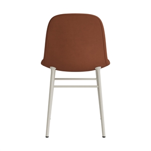 Normann Copenhagen Form Dining Chair Upholstered Group 7 Brown/ Steel