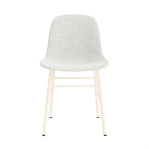 Normann Copenhagen Form Dining Chair Upholstered Group 5 Cream/ Steel