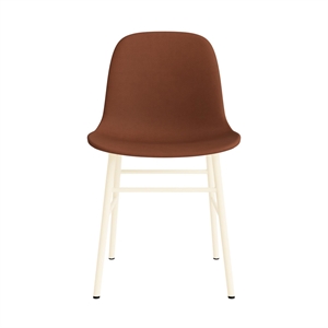 Normann Copenhagen Form Dining Chair Upholstered Group 7 Cream/ Steel