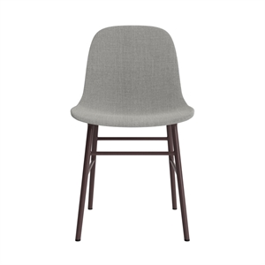 Normann Copenhagen Form Dining Chair Upholstered Group 2 Brown/ Steel