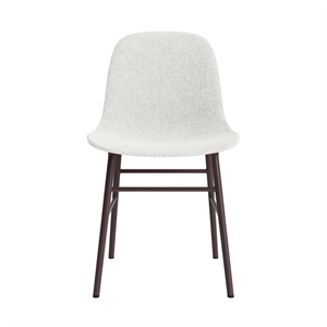 Normann Copenhagen Form Dining Chair Upholstered Group 5 Light Gray/Steel