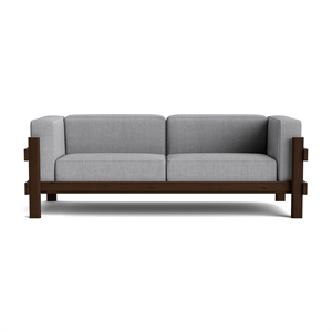 Normann Copenhagen Kube 3-Seater Sofa Dark Brown/Remix 143
