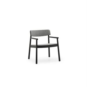 Normann Copenhagen Timb Armchair Upholstered Black/Hallingdal 166