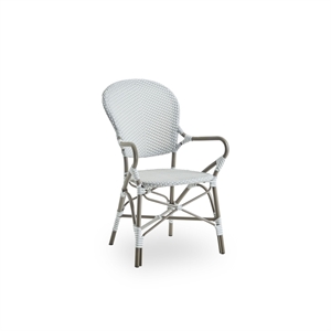 Sika-Design Isabell Exterior Cafe Chair with Armrests Taupe