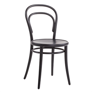 TON No 14 Dining Table Chair Black