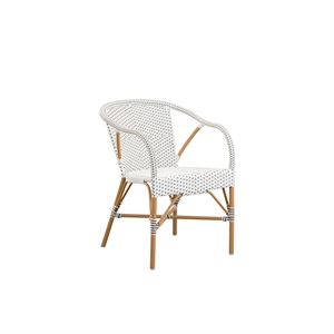 Sika-Design Madeleine Exterior Cafe Chair White/Almond