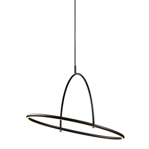 Halo Design Tilt Chandelier Ø60 Black