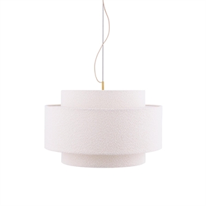 Globen Lighting Noah Pendant 70 Bouclé White