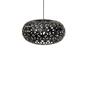 David Trubridge Snowflake Pendant Ø80 Black 2 Sides