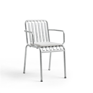 HAY Palissade Chair with Armrests Hot-dip Galvanized Steel