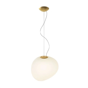 Foscarini Gregg Grande Pendant Gold/ White