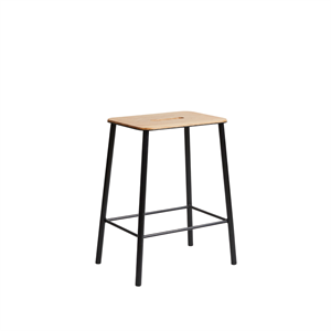 Frama Adam Stool H50 Black/Oak