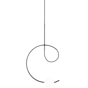 Estiluz Loop Pendant Black