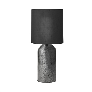 Cozy Living Coco Ceramic Table Lamp Coal Metallic