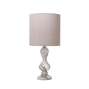 Cozy Living Christine Table Lamp Taupe Swirl/Dark Alpaca