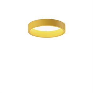 Louis Poulsen LP Circle Ceiling Light Semi-Recessed Ø26 3000K & Dali/ Switch-Dim Yellow