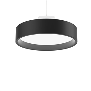 Louis Poulsen LP Circle Pendant Opal Diffuser Ø26 3000K & Dali/ Switch-Dim Black
