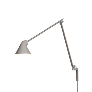 Louis Poulsen NJP Wall Lamp Long Arm 3000K Light Aluminum/ Gray