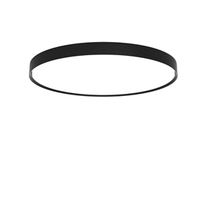 Louis Poulsen LP Slim Ceiling Light Semi-Recessed Ø68 3000K & Dali Black