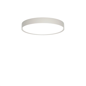Louis Poulsen LP Slim Ceiling Light Semi-Recessed Ø44 3000K & Dali Dark Raw Aluminum