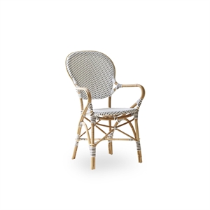 Sika-Design Isabell Cafe Chair with Armrests White
