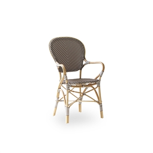 Sika-Design Isabell Cafe Chair with Armrests Taupe