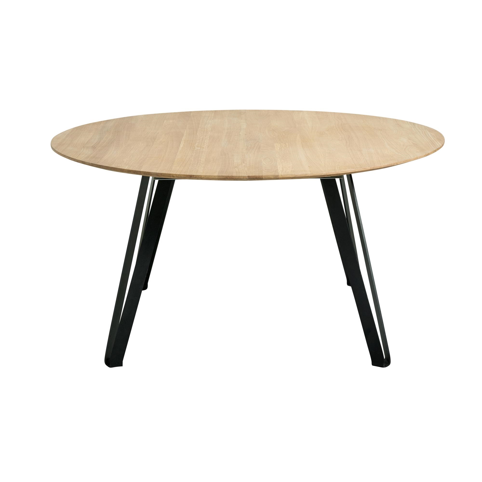 Muubs Space Dining Table Natural Ø120 Natural Oil