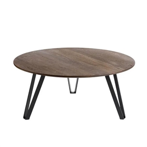 Muubs Space Coffee Table Ø90 Smoked Oak