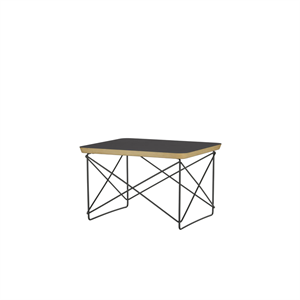 Vitra Occasional Table LTR Bedside Table/Side Table Black Laminate/ Black