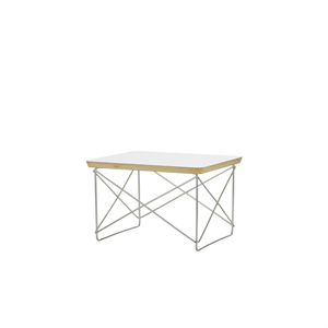 Vitra Occasional Table LTR Bedside Table/Side Table White Laminate/Stainless Steel