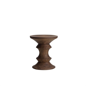 Vitra Eames Stool Model C Stool Dark Walnut