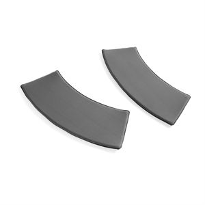 HAY Cushion for Palissade Park Dining Bench In/In Anthracite 2 Pcs
