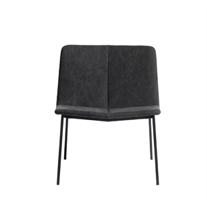 Muubs Chamfer Lounge Chair Anthracite Anthracite/ Black