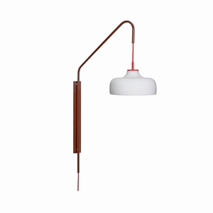 Hübsch Current Wall Lamp Red/ Maroon