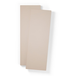 Department Shelf For Large Cabinet With 2 Doors Set of 2 Mushroom