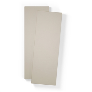 Department Shelf For Large Cabinet With 2 Doors Set of 2 Pebble Grey