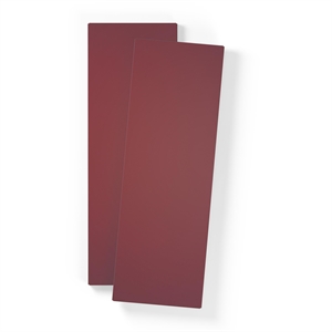 Department Shelf For Large Cabinet With 2 Doors Set of 2 Bordeaux