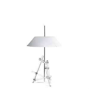 FontanaArte Ashangai Table Lamp Chrome/ White