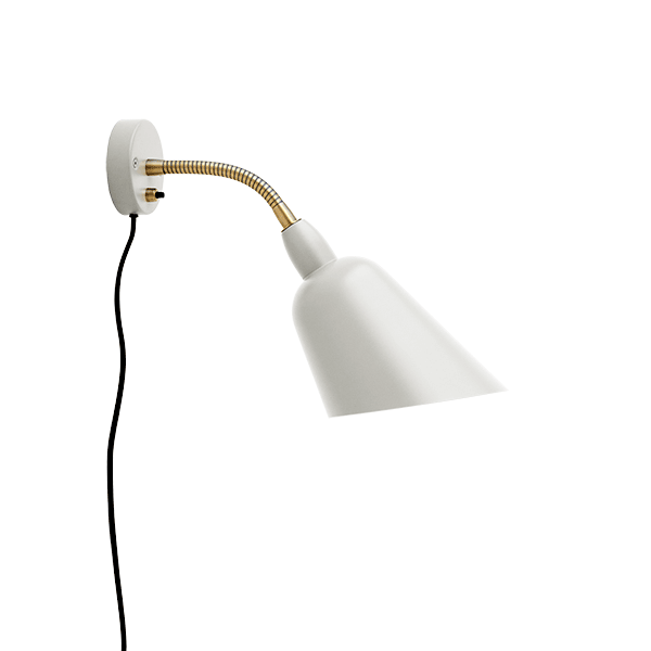 &tradition Bellevue AJ9 Wall Lamp Ivory White & Brass &tradition Bellevue AJ9 Wall Lamp Ivory White & Brass